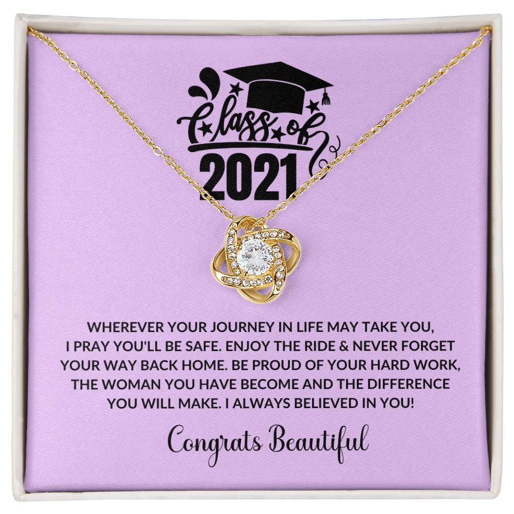 (Almost Gone) Class of 2021 - Graduation Necklace - Congrats Graduate Necklace Gift