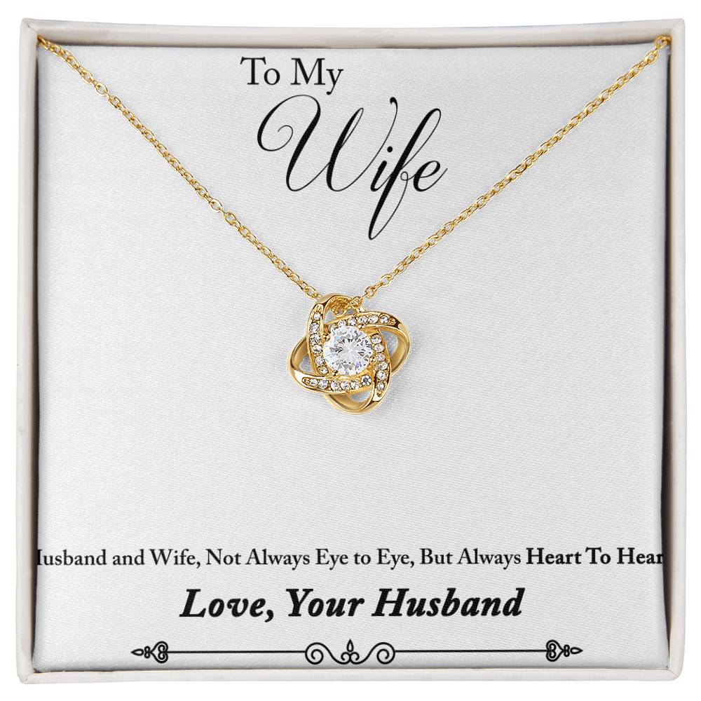 To Wife From Husband - Heart to Heart, Always Together on Anniversary