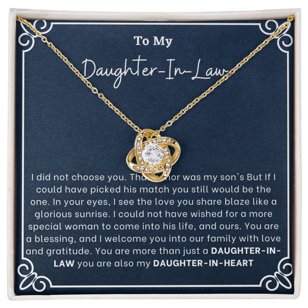 Daughter day- Daughter In Law - You Are a Blessing on Wedding Day