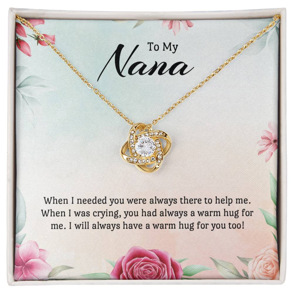 Love Knot Necklace For Nana - A Hug in Every Moment on New Year
