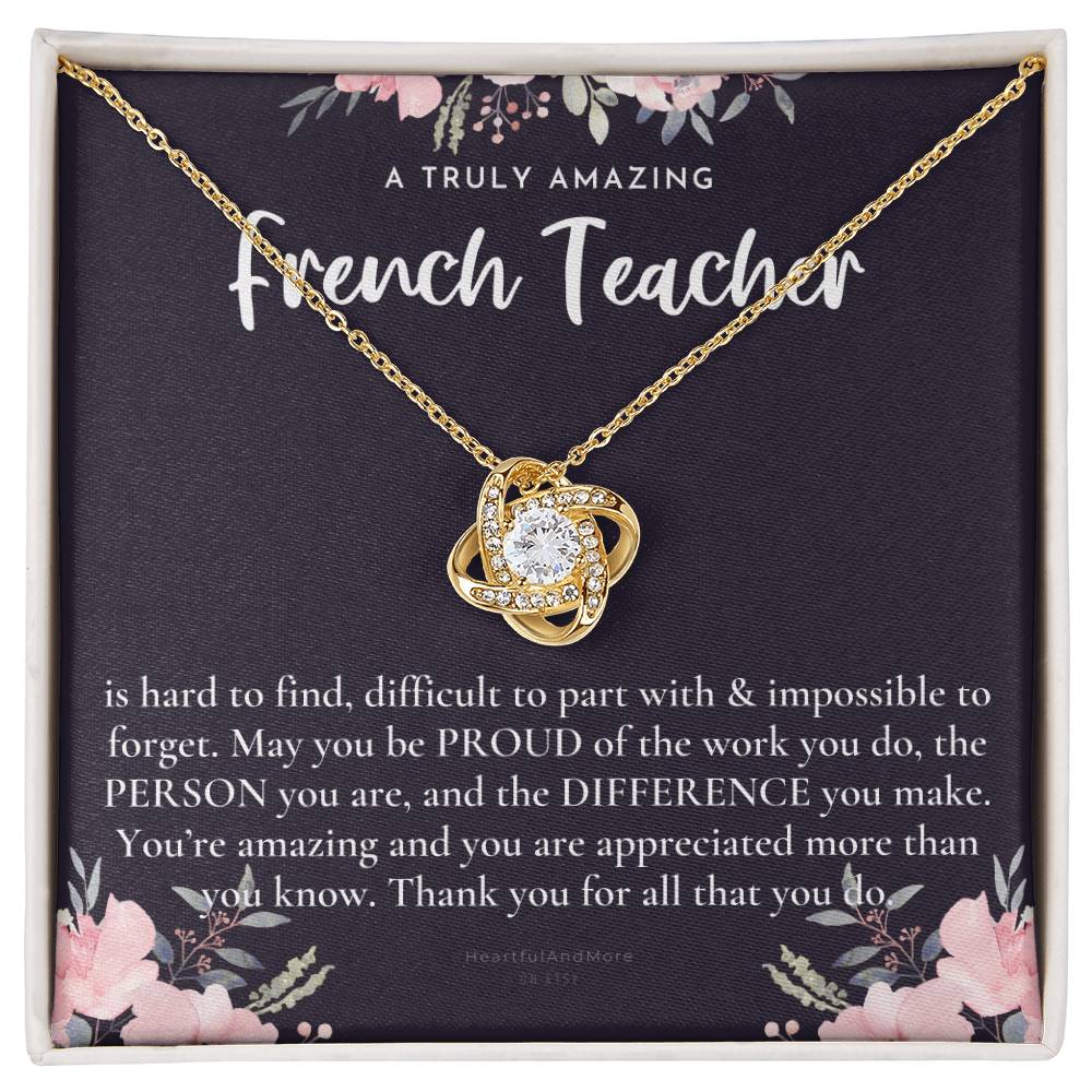 Gift For French Teacher, French Teacher Appreciation Gift, A Truly Amazing French Teacher Gift