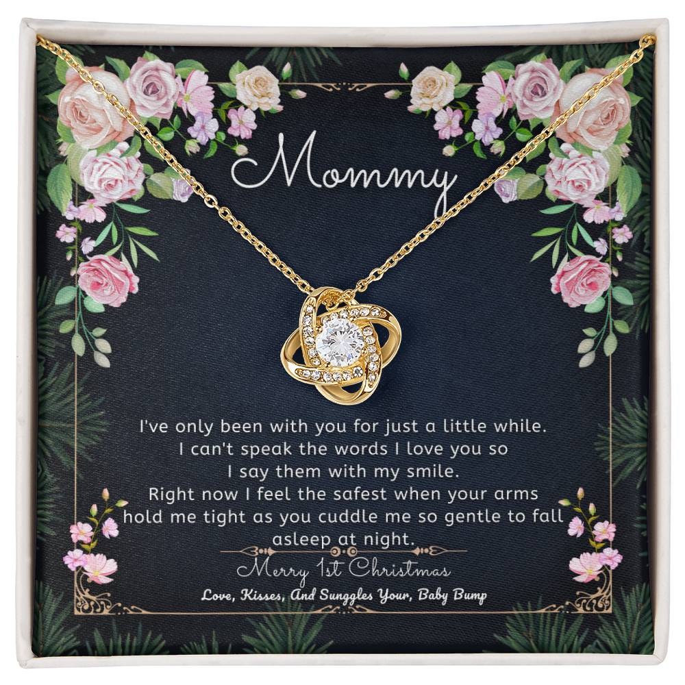 Necklace to Mommy – Sending you love, kisses, and snuggles - Baby Shower