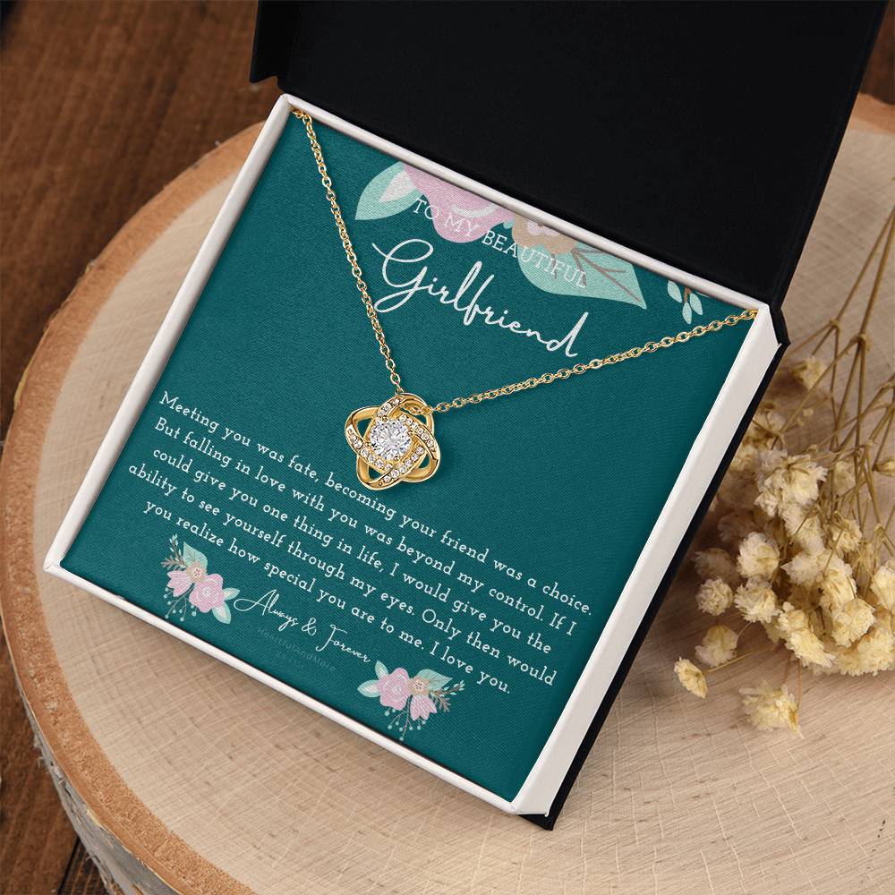 To My Girlfriend Necklace, Necklace for Girlfriend, Birthday Gift for Girlfriend, Valentine Gift for Girlfriend, Girlfriend Gifts