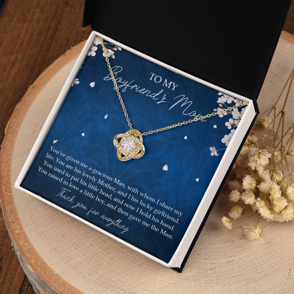 To my Boyfriend's Mom - Thank you for everything Necklace