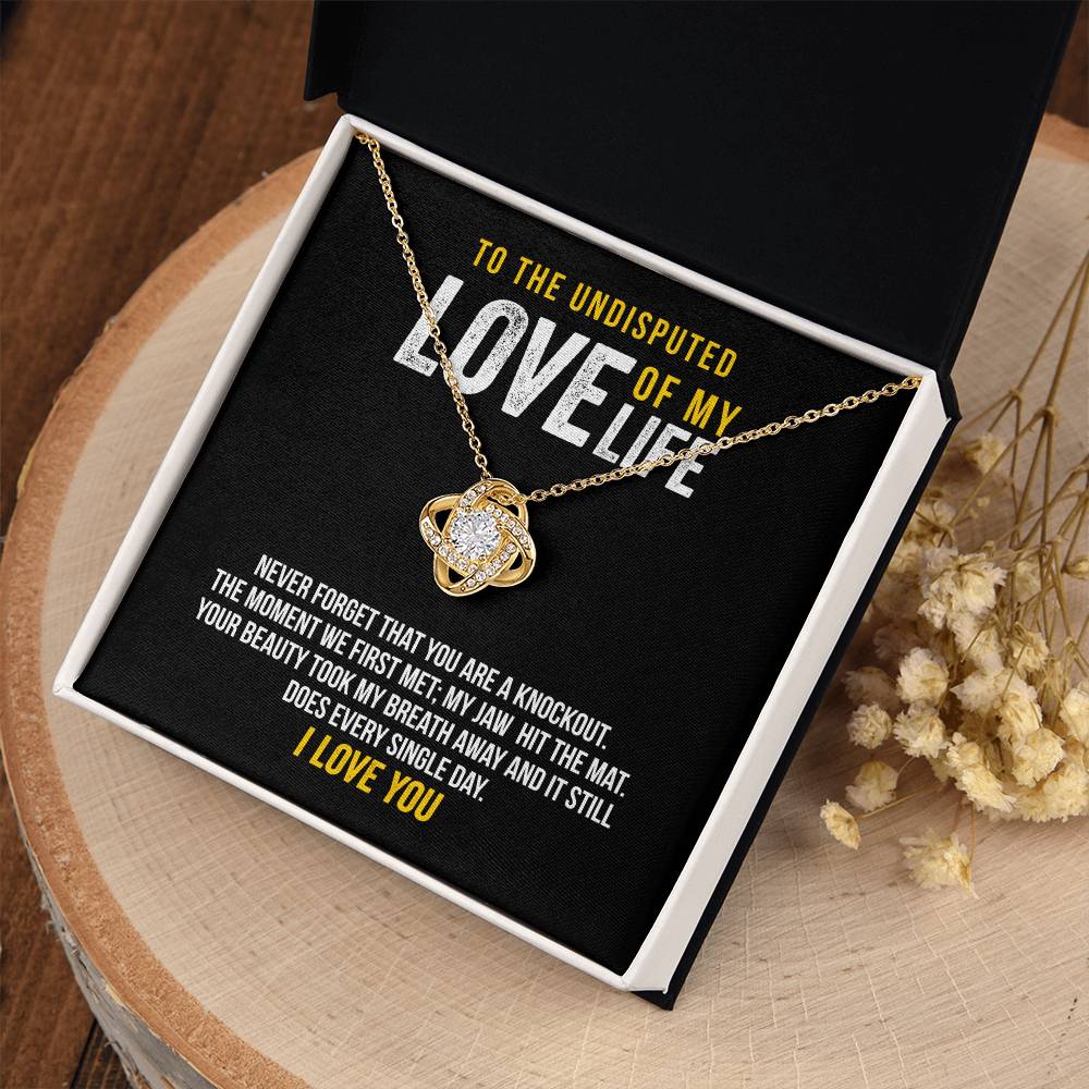 To The Undisputed Love Of My Life - Took My Breath Away - Necklace