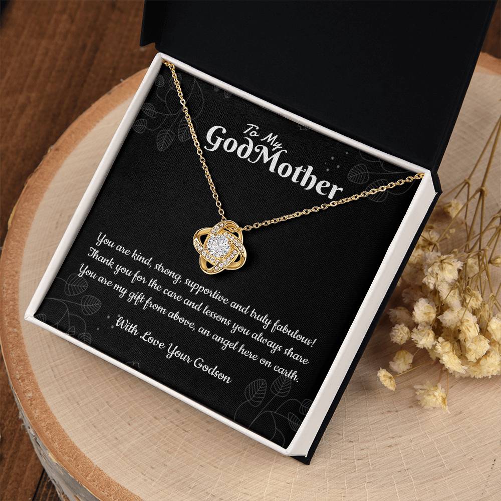 Godmother and Godson Necklace Gift, Birthday Gift, Thank You Gift, Gift from Godson