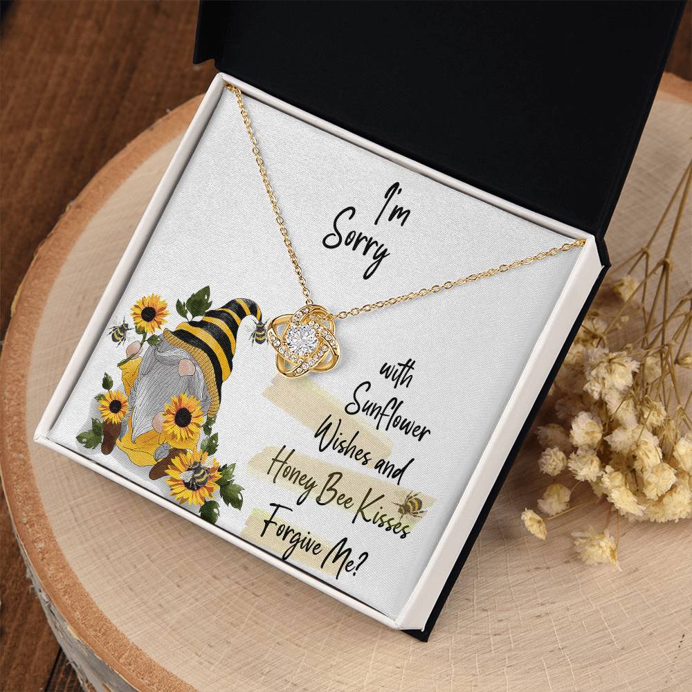 Forgive Me Gift, I'm Sorry Love Knot Necklace