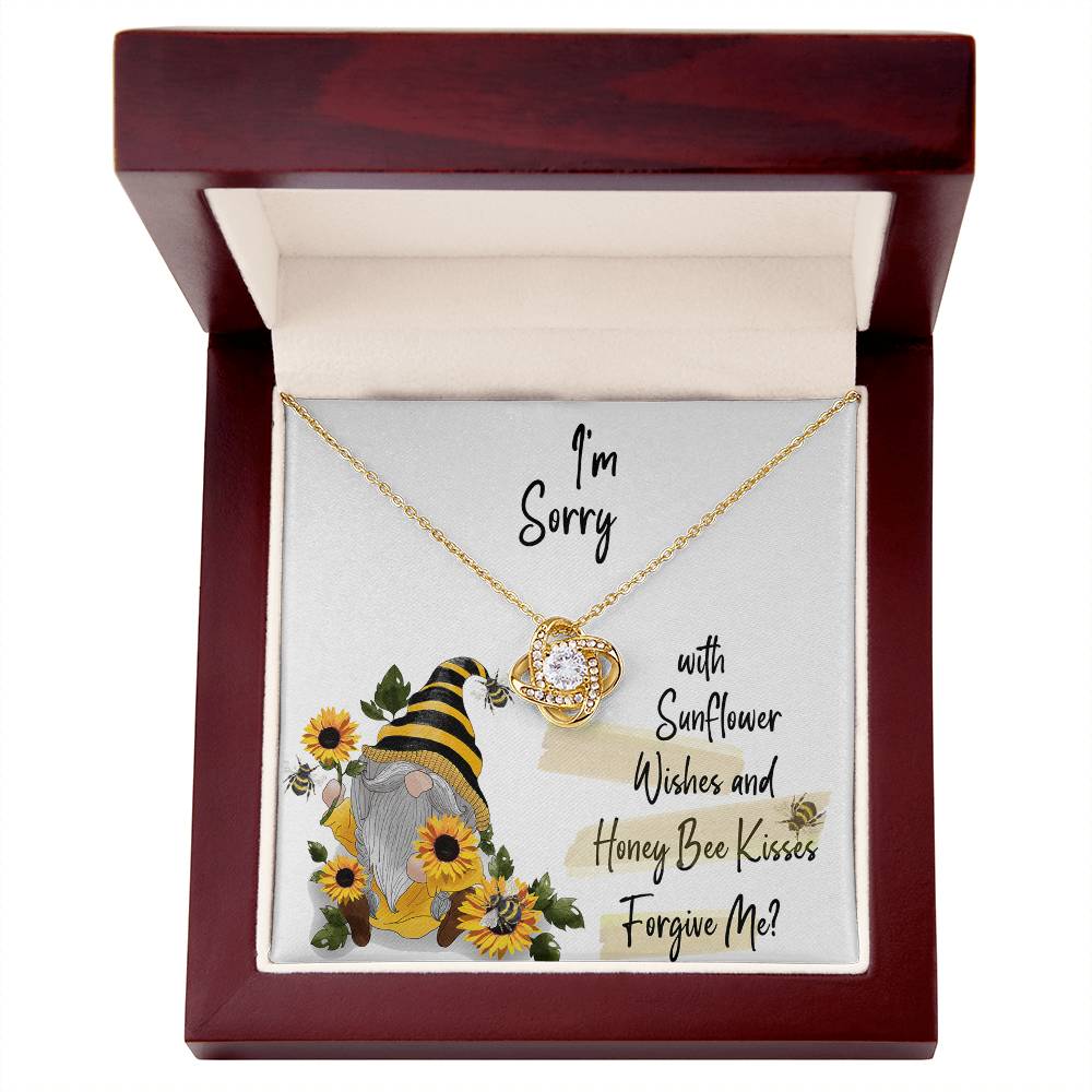 Forgive Me Gift, I'm Sorry Love Knot Necklace