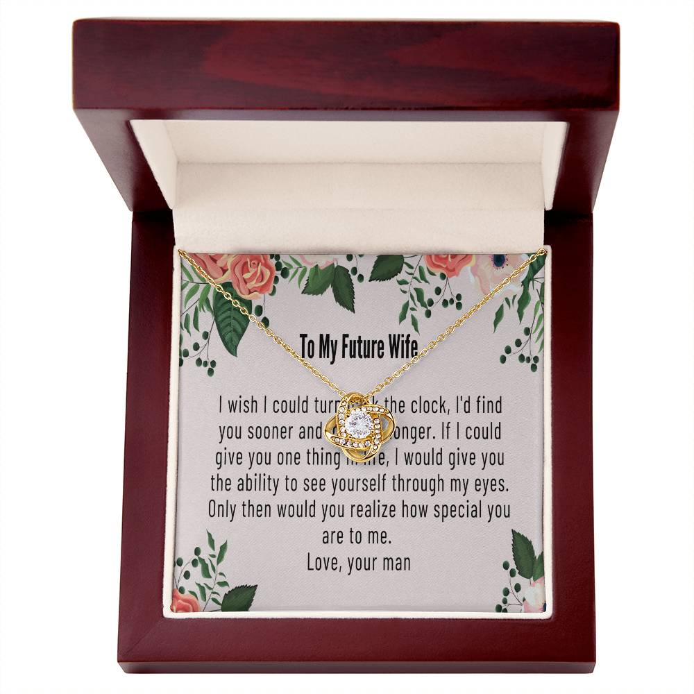 To My Future Wife Love You To The Moon Necklace, Future Wife Gift, Engagement Gift For Her, Future Wife Gift, Romantic Jewelry Gift
