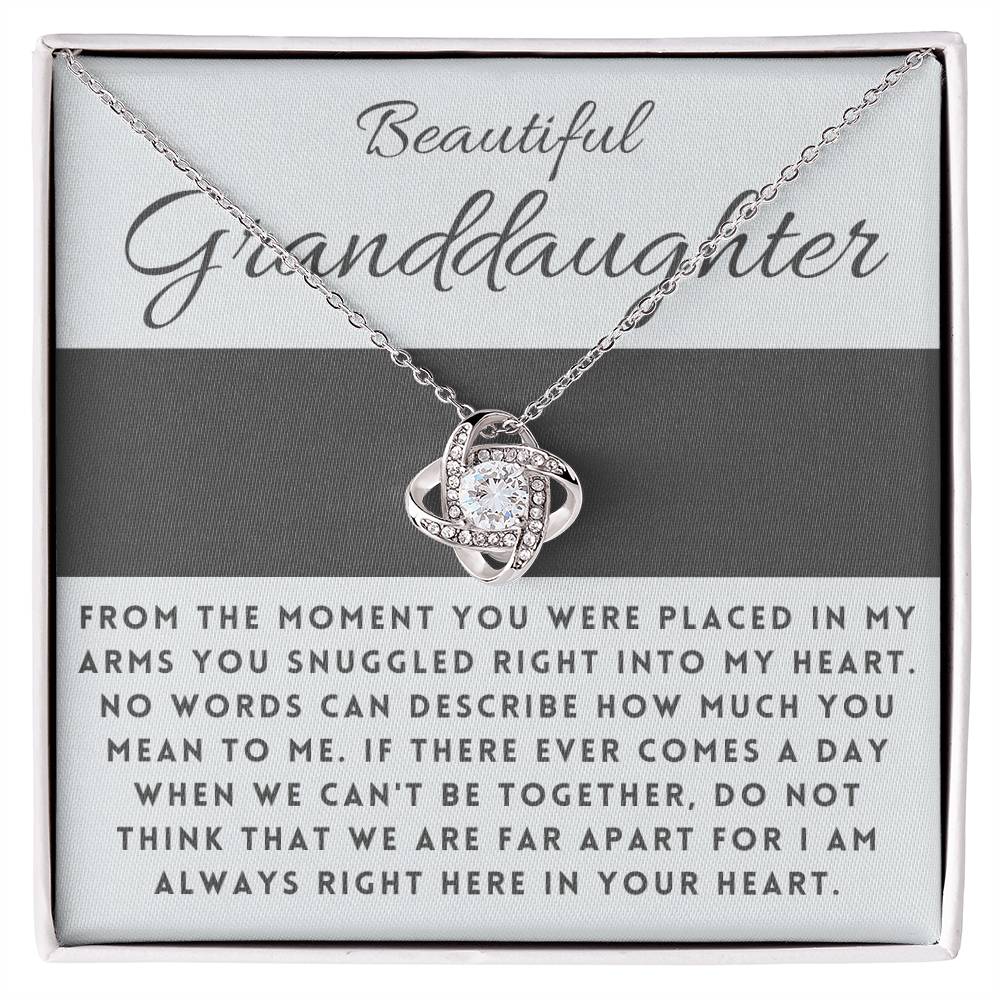 (Almost Gone) Cute Granddaughter Necklace - Gift from Grandma with Love