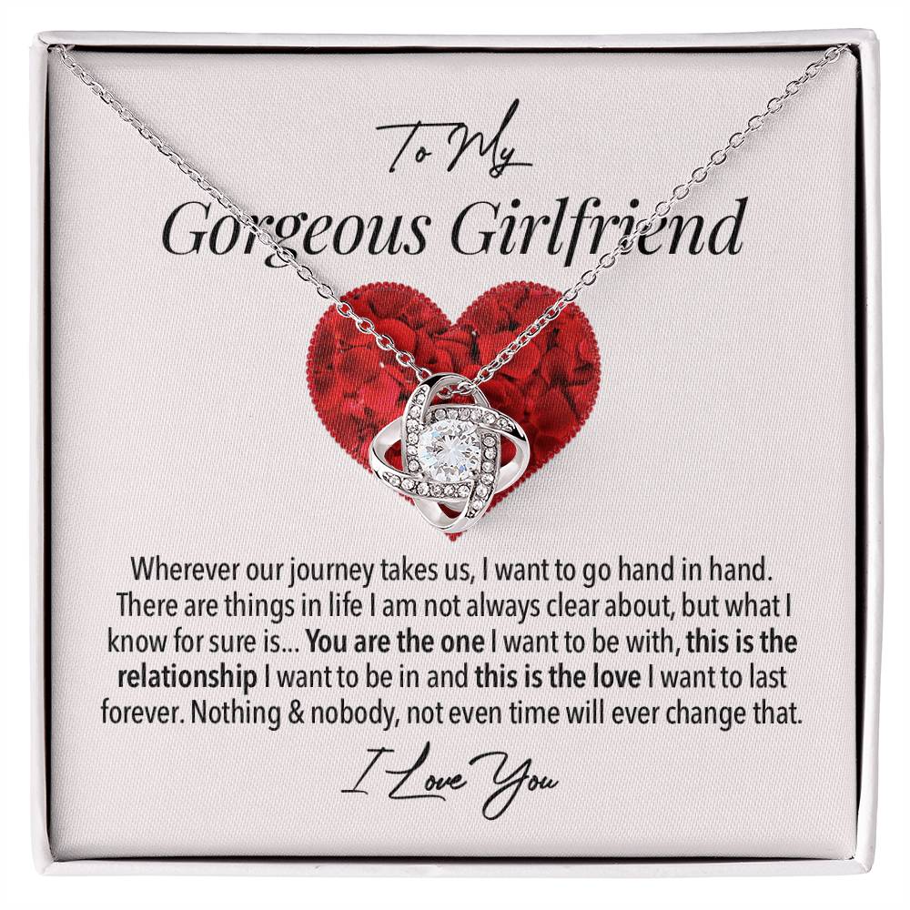 Girlfriend Forever Love Necklace - My Forever Valentine on Valentine’s Day