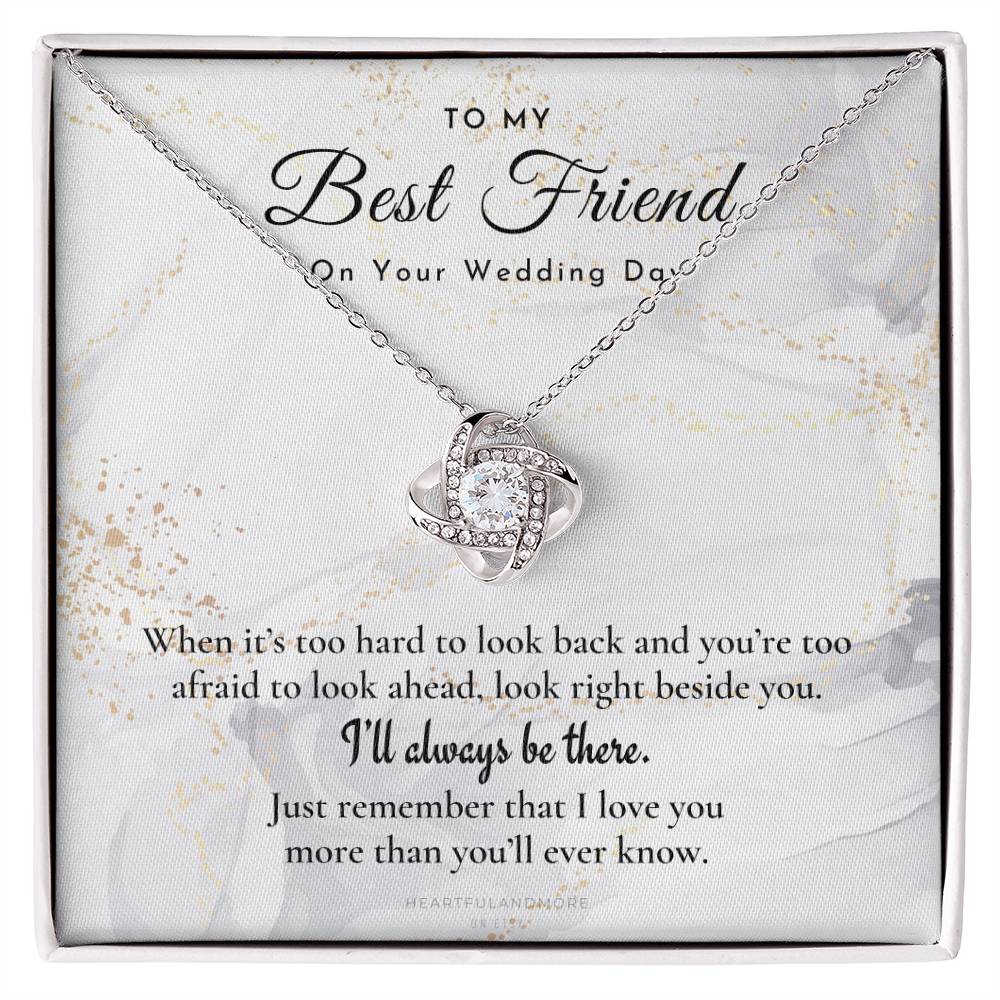 Best Friend Gift on Her Wedding Day, Best Friend to Bride Necklace, Best Friend Gift to Bride, Bride Gift From Maid of Honor, to My Best Friend