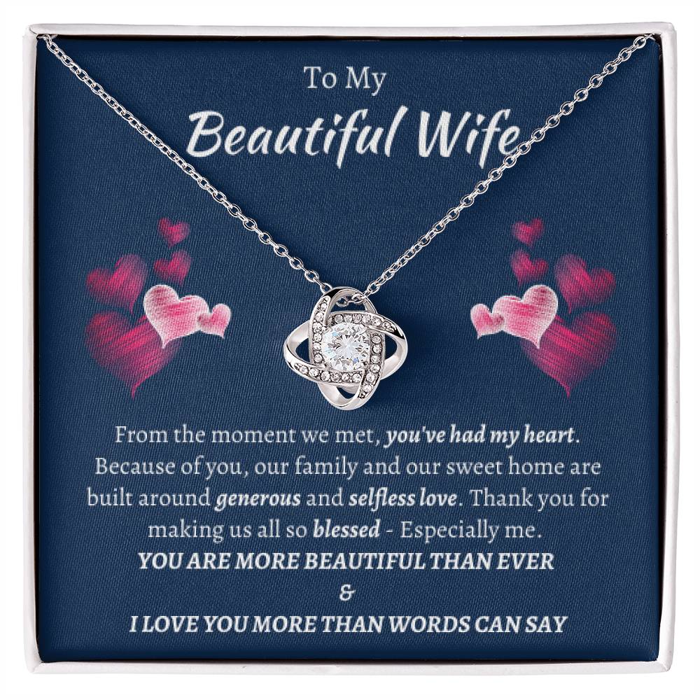 Etsy Test 01 - To My Beautiful Wife – Forever Grateful for Our Family on Mother’s Day