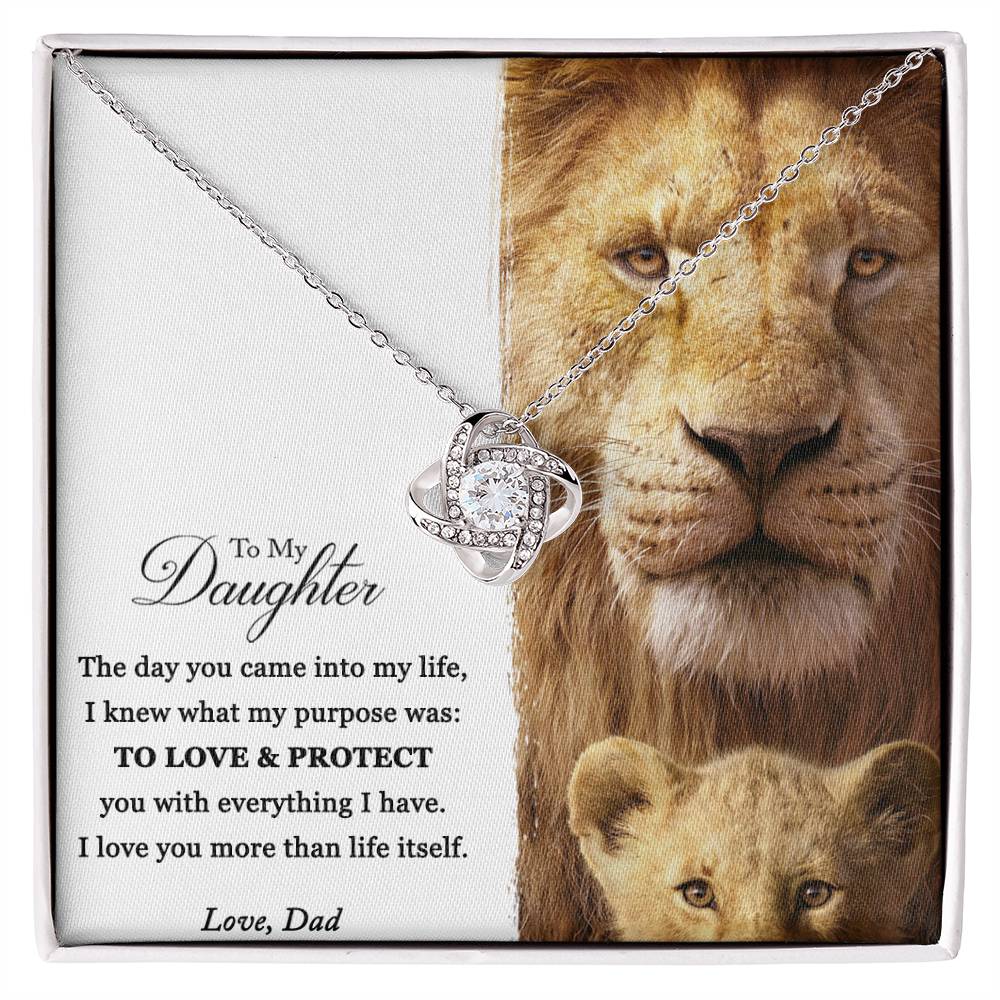Necklace to Daughter – I love you more than life itself - Graduation Day