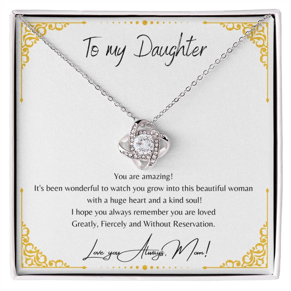 To My Daughter – My love for you is unconditional - on the Christmas