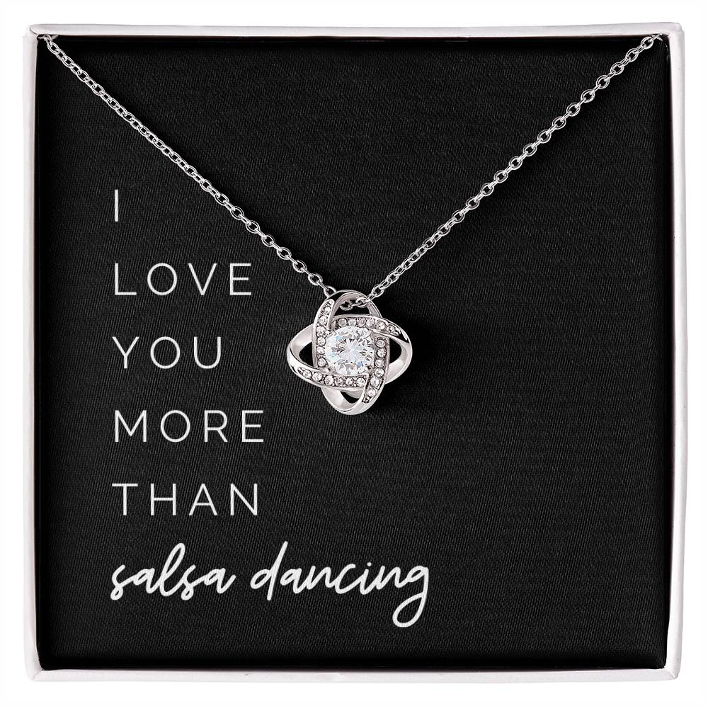 More Than Salsa Dancing Knot Necklace