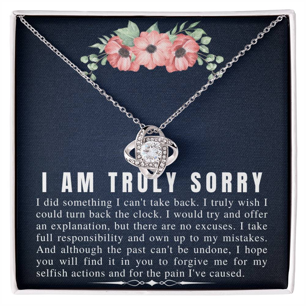 I'm Sorry Gift Apology Gift Necklace for Her, Please Forgive Me Gift Wife, Girlfriend, Friend, Forgiveness, Forgive Necklace