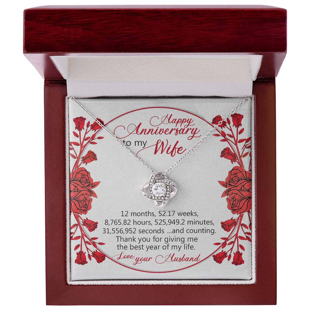 Thanks you for giving me the best year of my life - Happy Aniversary