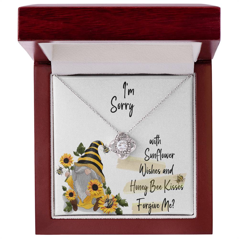 Forgive Me Gift, I'm Sorry Love Knot Necklace