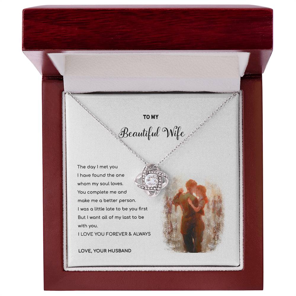 YOU ARE MY LAST - Love Knot Necklace