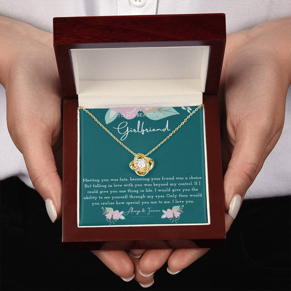 To My Girlfriend Necklace, Necklace for Girlfriend, Birthday Gift for Girlfriend, Valentine Gift for Girlfriend, Girlfriend Gifts