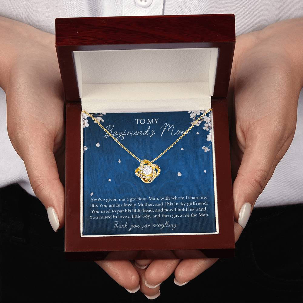 To my Boyfriend's Mom - Thank you for everything Necklace