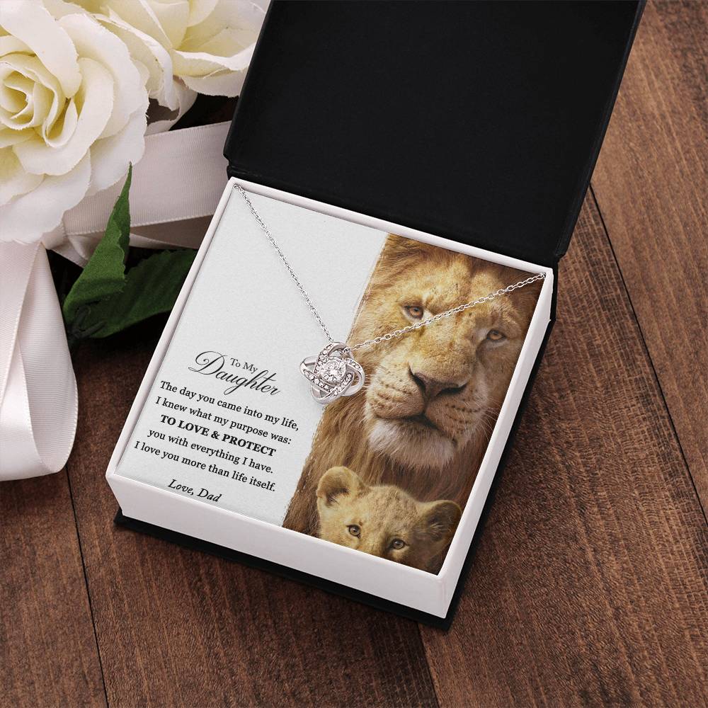 Necklace to Daughter – I love you more than life itself - Graduation Day