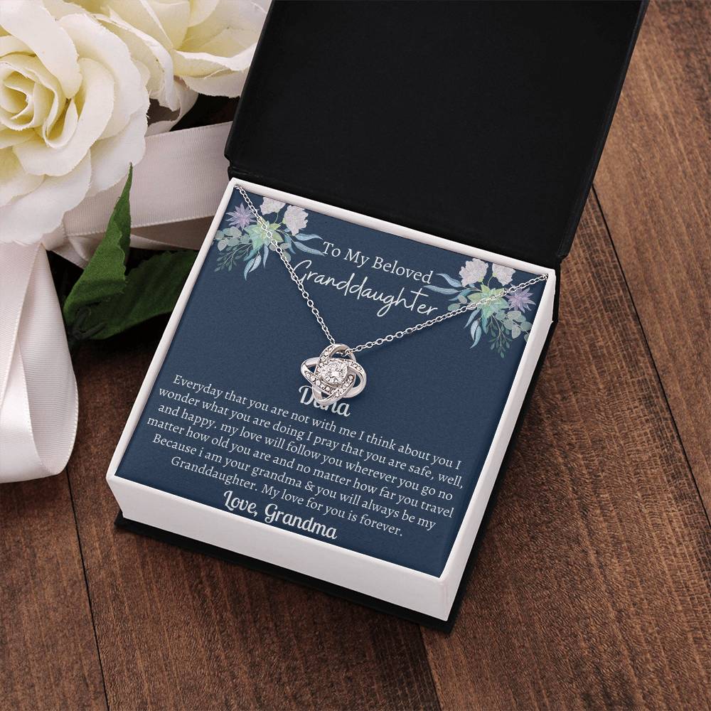 Gift for Granddaughter – My love will follow you wherever you go - Birthday