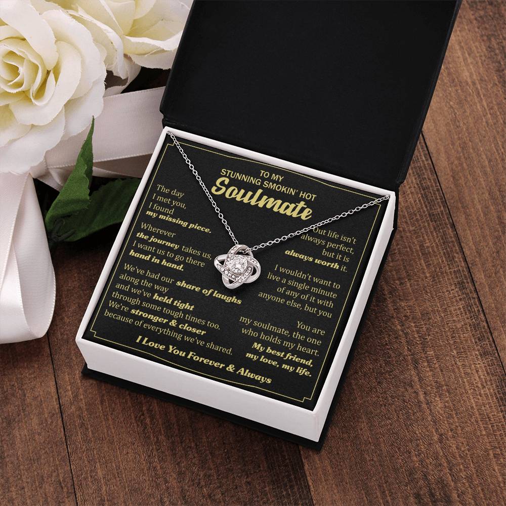 (Almost Gone) Gift for Your Soulmate - the One Who Holds My Heart - Love Knot