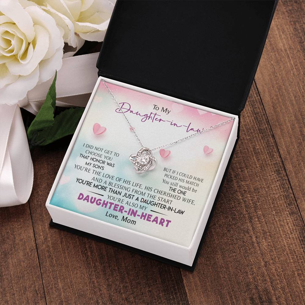 To My Daughter-In-Law - You Are My Daughter-In-Heart - Necklace