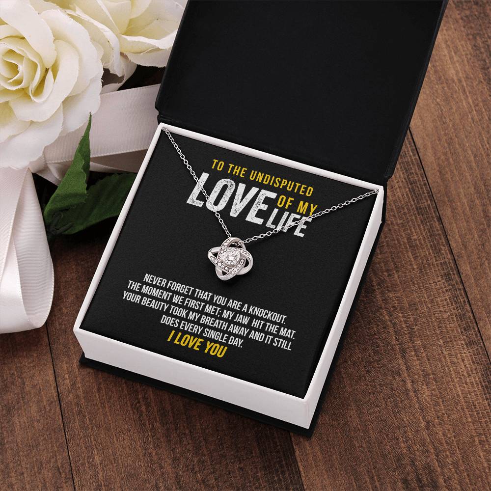 To The Undisputed Love Of My Life - Took My Breath Away - Necklace