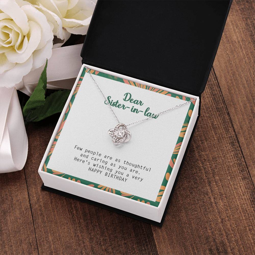 Happy Birthday Gift for Sister In Law - 925 Sterling Silver Pendant