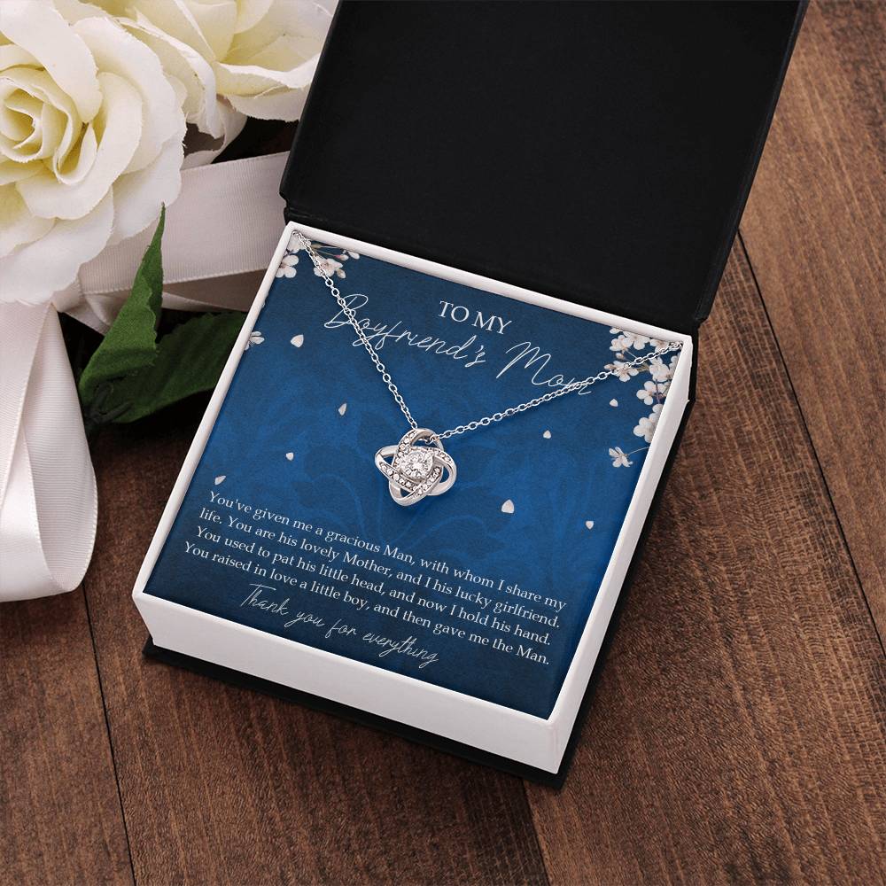 To my Boyfriend's Mom - Thank you for everything Necklace