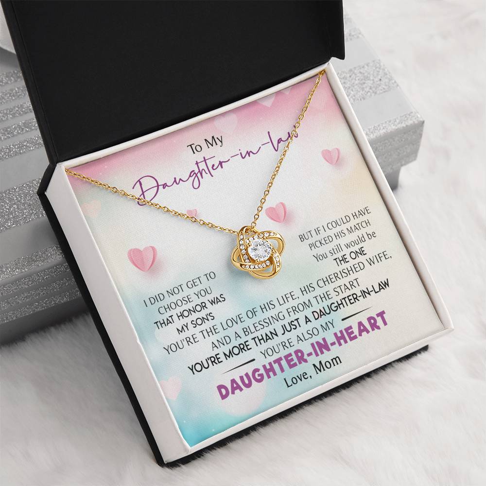 To My Daughter-In-Law - You Are My Daughter-In-Heart - Necklace