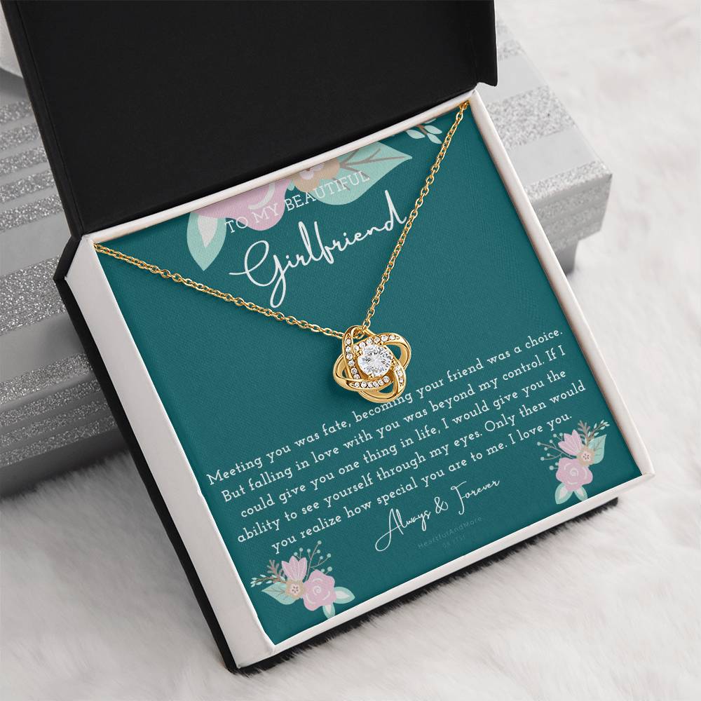 To My Girlfriend Necklace, Necklace for Girlfriend, Birthday Gift for Girlfriend, Valentine Gift for Girlfriend, Girlfriend Gifts