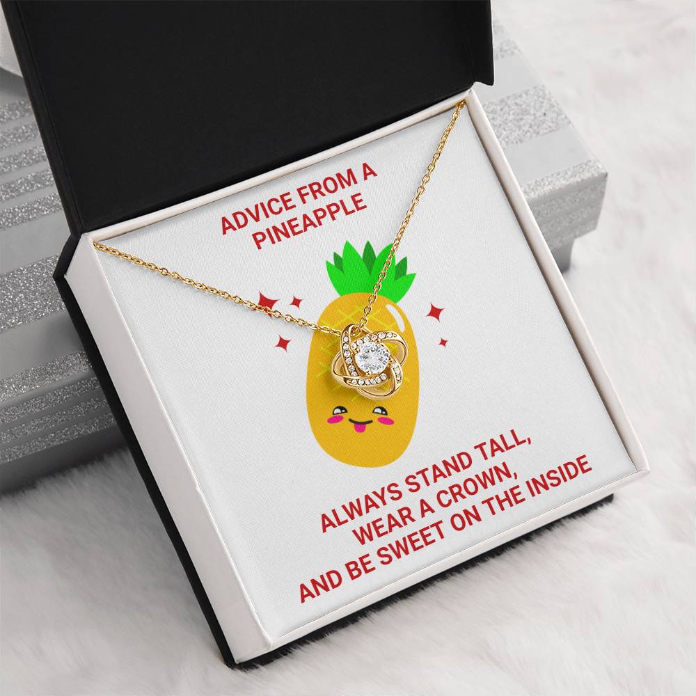 Advice From a Pineapple Sparkling Necklace