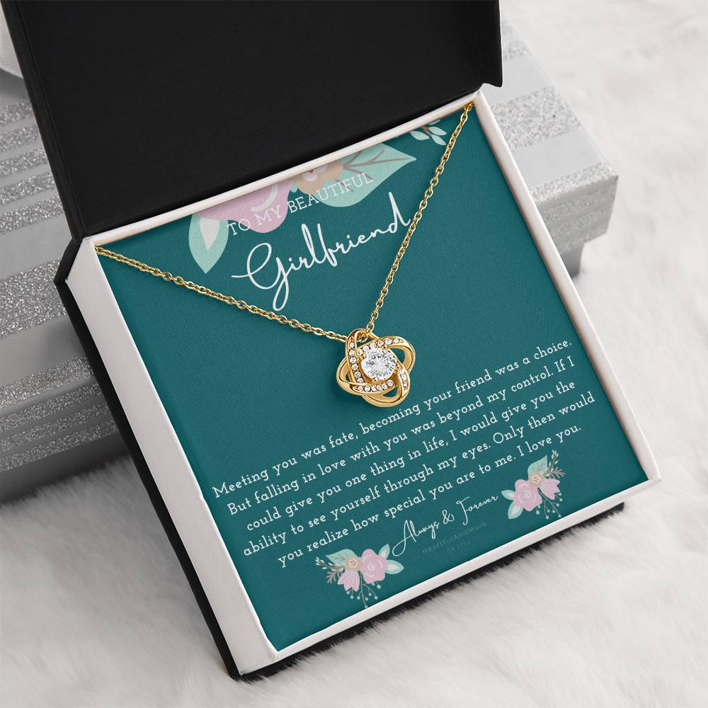 To My Girlfriend Necklace, Necklace for Girlfriend, Birthday Gift for Girlfriend, Valentine Gift for Girlfriend, Girlfriend Gifts