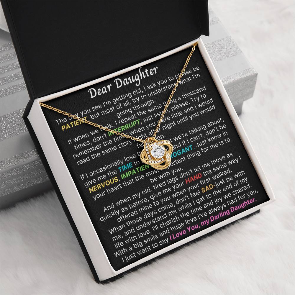 DEAR DARLING DAUGHTER LOVE NECKLACE