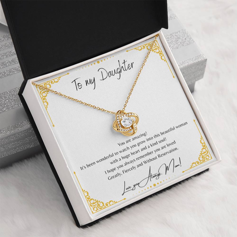 To My Daughter – My love for you is unconditional - on the Christmas