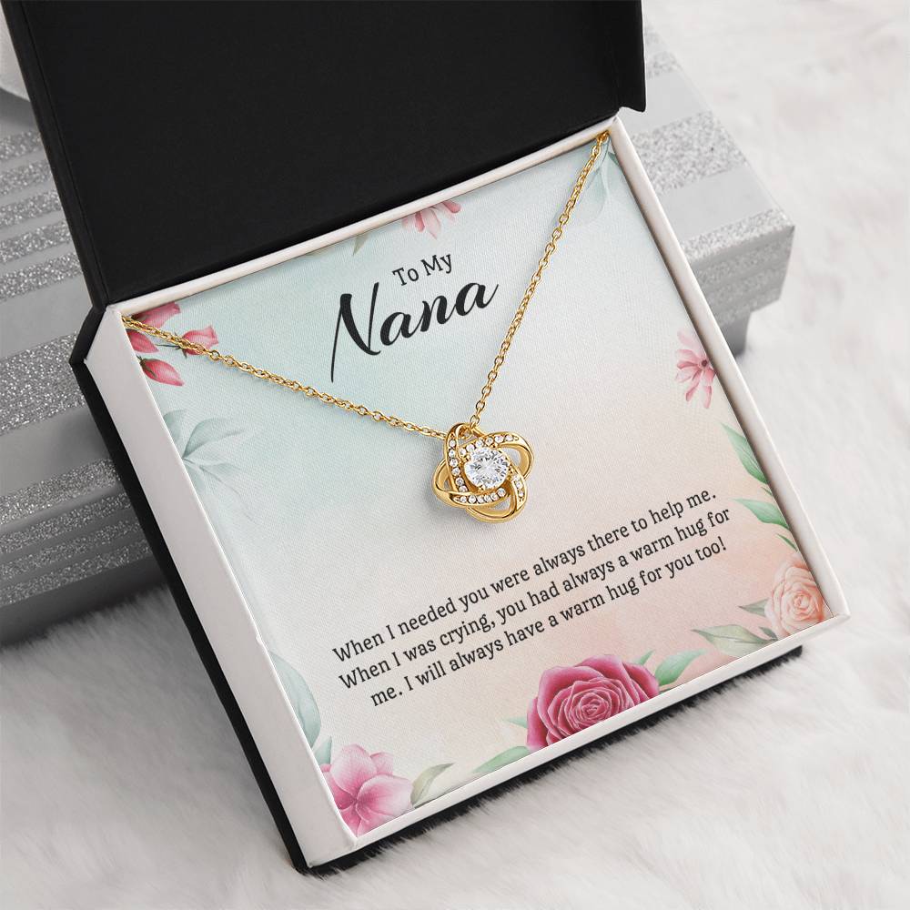 Love Knot Necklace For Nana - A Hug in Every Moment on New Year