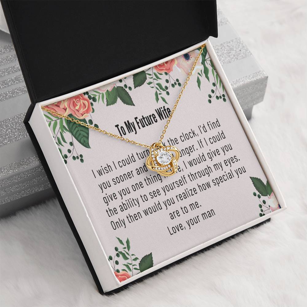 To My Future Wife Love You To The Moon Necklace, Future Wife Gift, Engagement Gift For Her, Future Wife Gift, Romantic Jewelry Gift