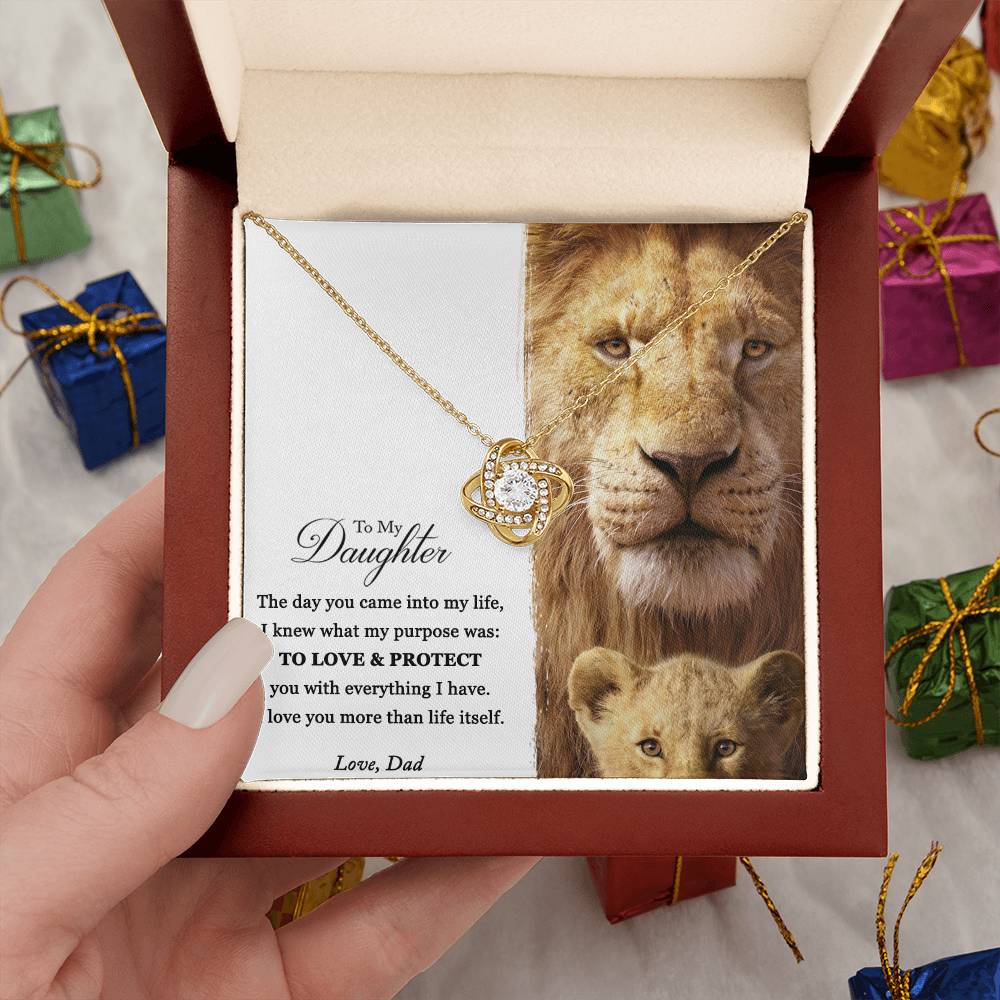 Necklace to Daughter – I love you more than life itself - Graduation Day