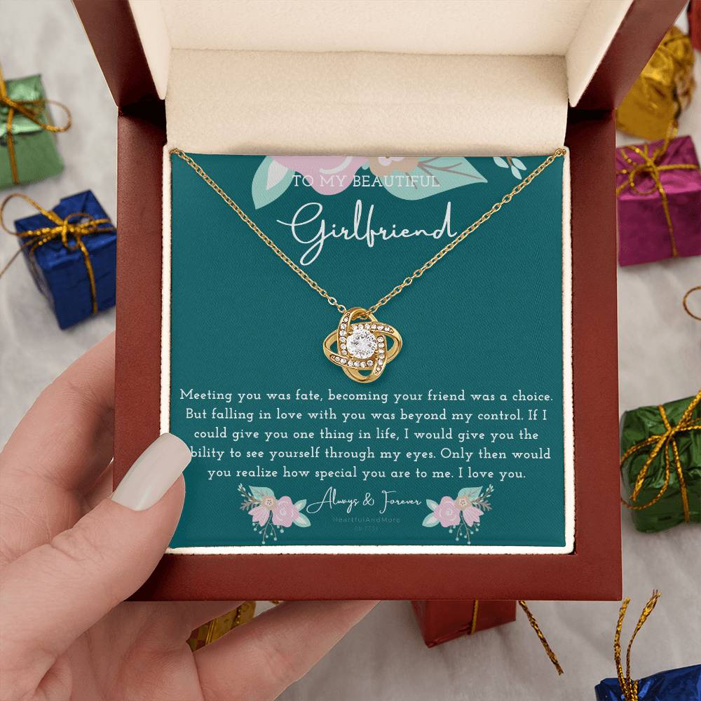 To My Girlfriend Necklace, Necklace for Girlfriend, Birthday Gift for Girlfriend, Valentine Gift for Girlfriend, Girlfriend Gifts