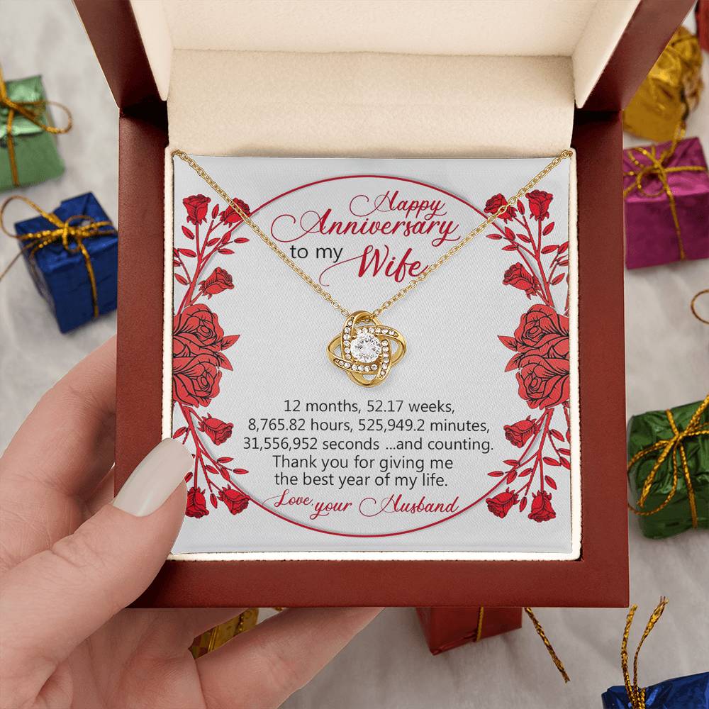 Thanks you for giving me the best year of my life - Happy Aniversary