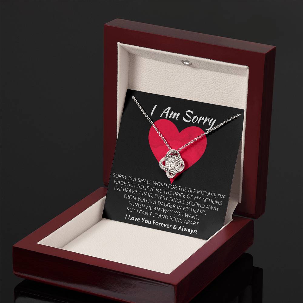 (Premium) Love Knot Necklace | I Am Sorry Gift for Your Love! ❤️