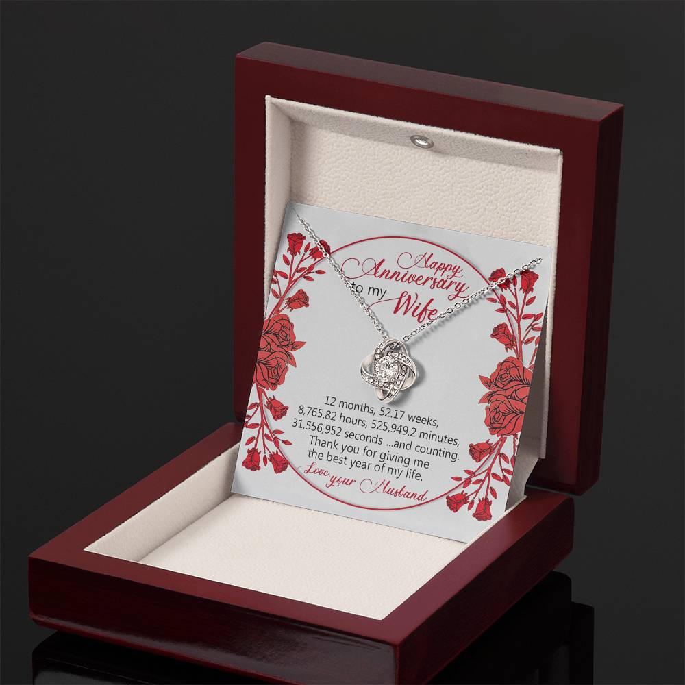 Thanks you for giving me the best year of my life - Happy Aniversary