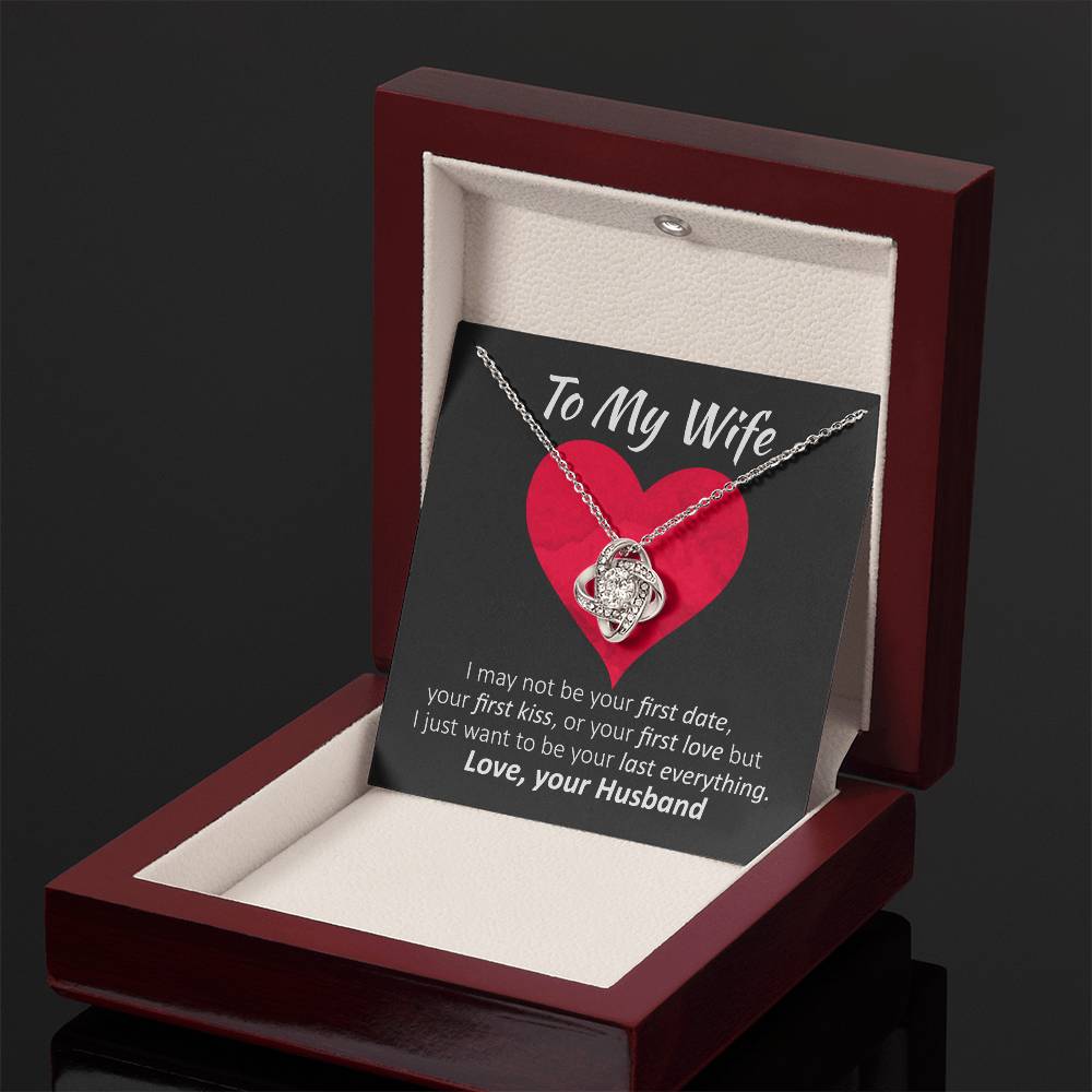 (Premium) Love Knot Necklace | Personalized Gift for Your Loving Wife! ❤️