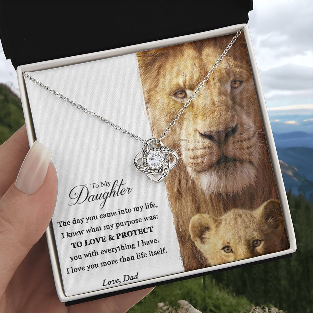 Necklace to Daughter – I love you more than life itself - Graduation Day