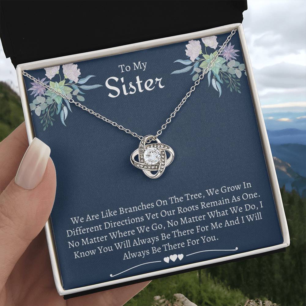 Gift for Sister - No matter where we go, our bond will always remain strong. Wishing you joy and happiness on Christmas