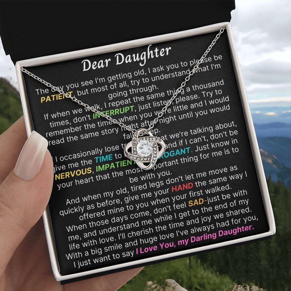 DEAR DARLING DAUGHTER LOVE NECKLACE